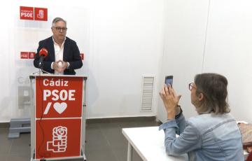 El portavoz del PSOE local, Óscar Torres. 