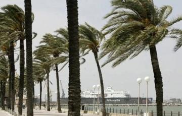 Se esperan rachas de más de 80 Km/h y fuerza 7 en el oleaje