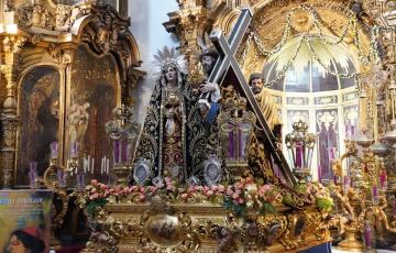 La cofradía está celebrando su 300 aniversario fundacional junto a la iglesia de San Lorenzo