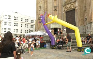 Evento en la plaza de la Catedral