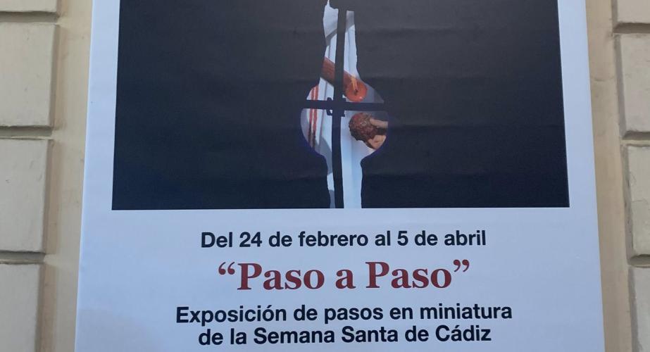 Paso a paso. exposición de pasos en miniatura de la semana santa de cádiz