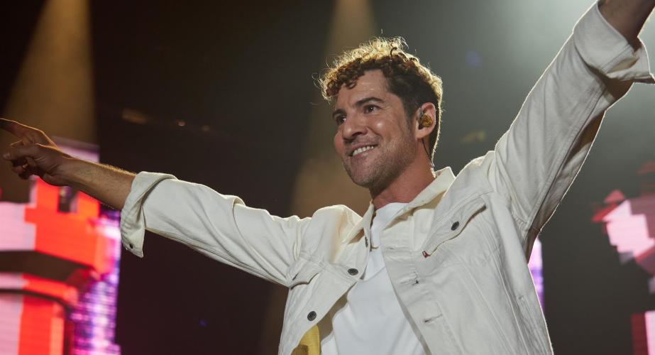El cantante almeriense durante un concierto en una imagen de archivo