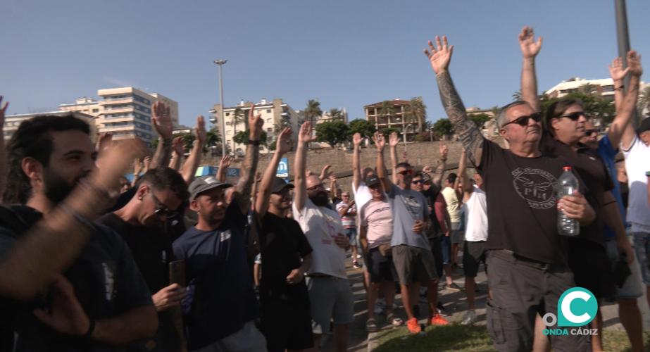 Protesta de los trabajadores del sector del metal, en una imagen de archivo.