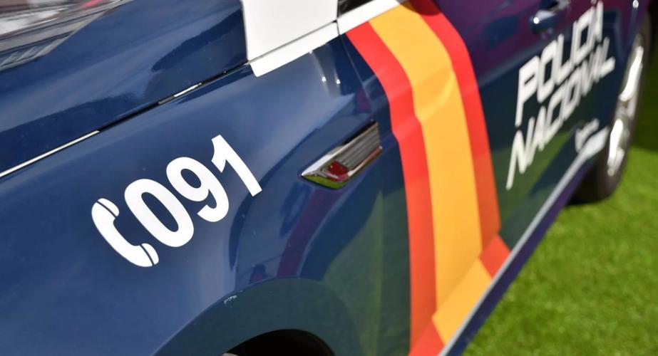 Coche de la Policía Nacional. 