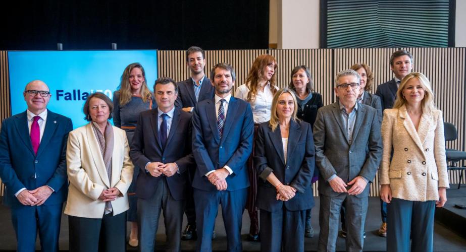 Autoridades tras el acto celebrado en la capital madrileña
