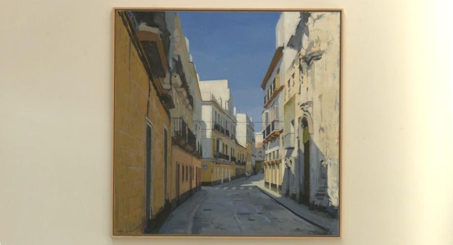 El pintor Cecilio Chaves se baja de sus azoteas para retratar las calles de Cádiz.