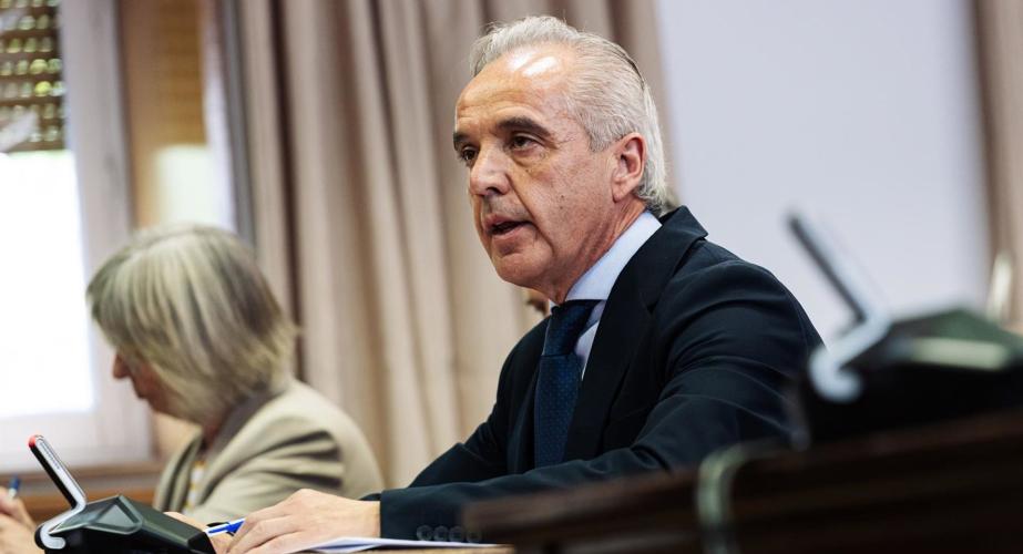 Moscoso, durante la Comisión de Entidades Locales en el Senado en 2024