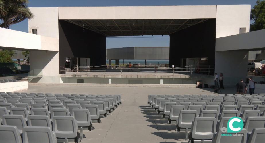 Imagen del Teatro en el parque Genovés en una iamgen recciente