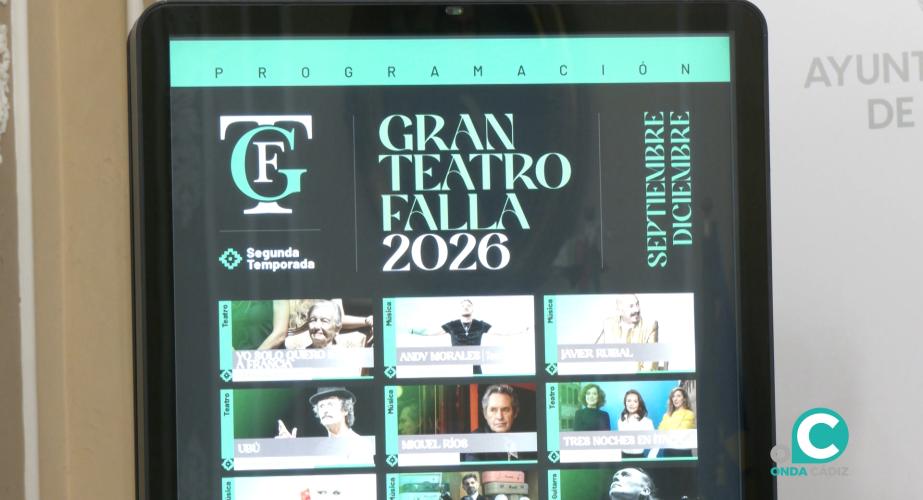 Programación de otoño del Gran Teatro Falla
