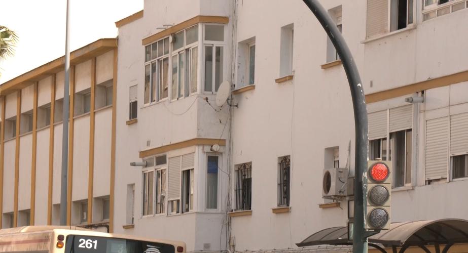 Imagen de la finca afectada en la avenida Lacave 