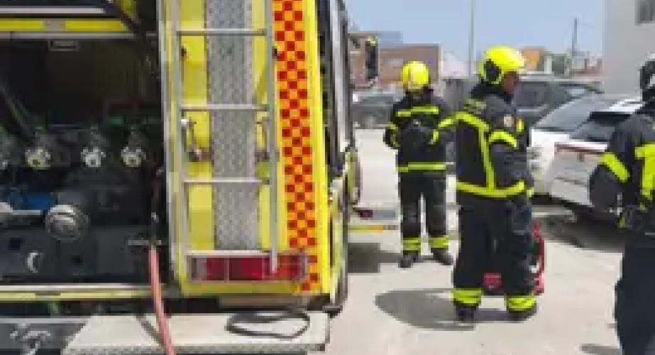 Bomberos en una imagen de archivo