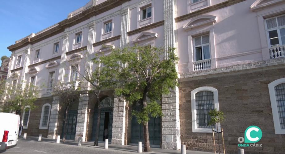 Fachada de la Diputación Provincial de Cádiz 