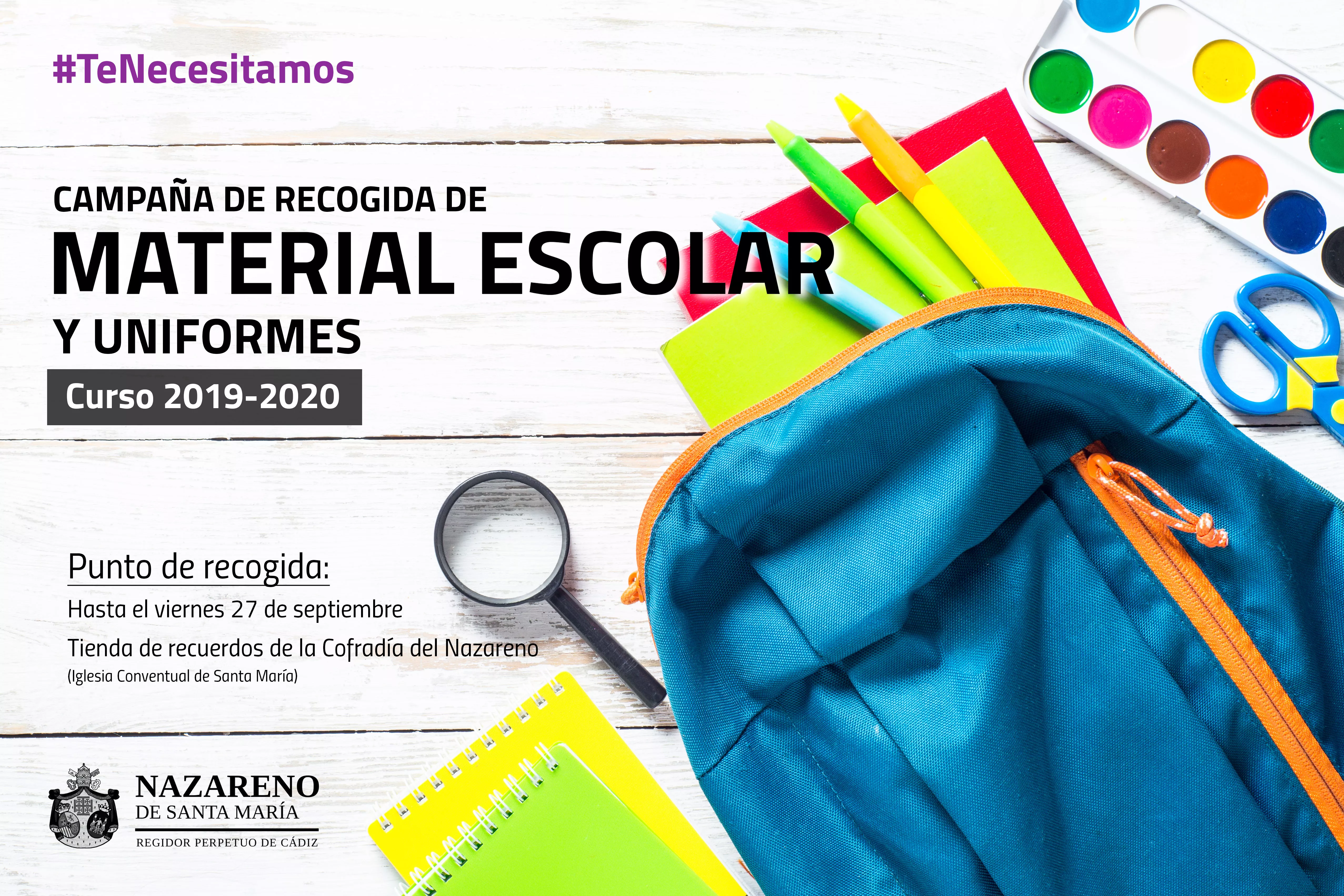 noticias cadiz campana_nazareno_recogida_materialescolar_2019.jpg