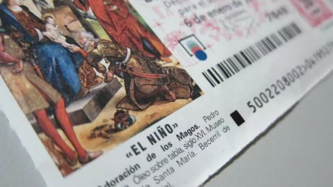 Un décimo de la Lotería del Niño