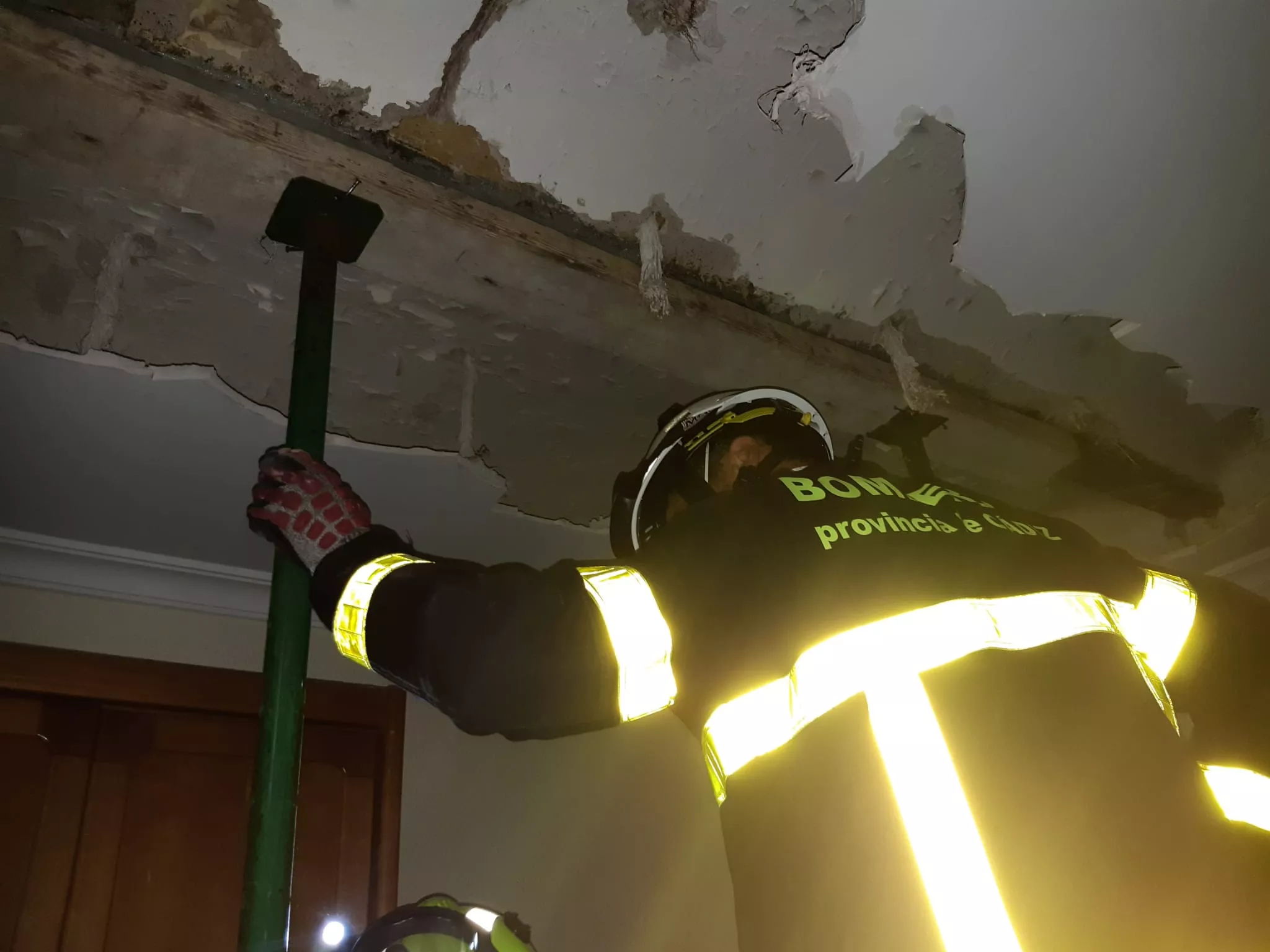 Actuación de los Bomberos