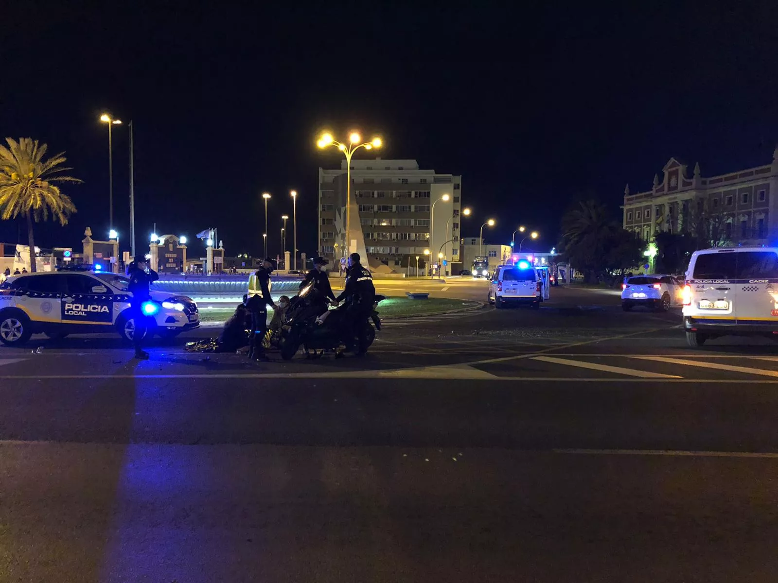 El accidente se produjo a las 21.00 h