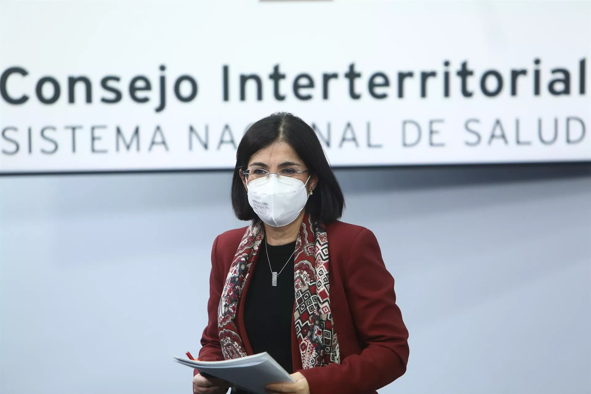 La Ministra de Sanidad 