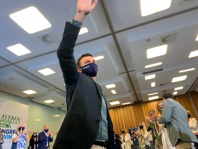 Bruno García, en el Congreso provincial