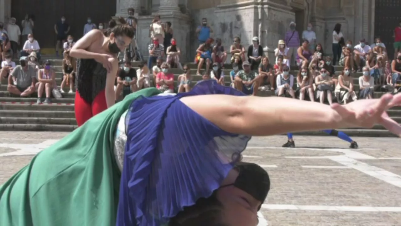 Imagen del espectáculo del Conservatorio de Maribel Gallardo en la Catedral 