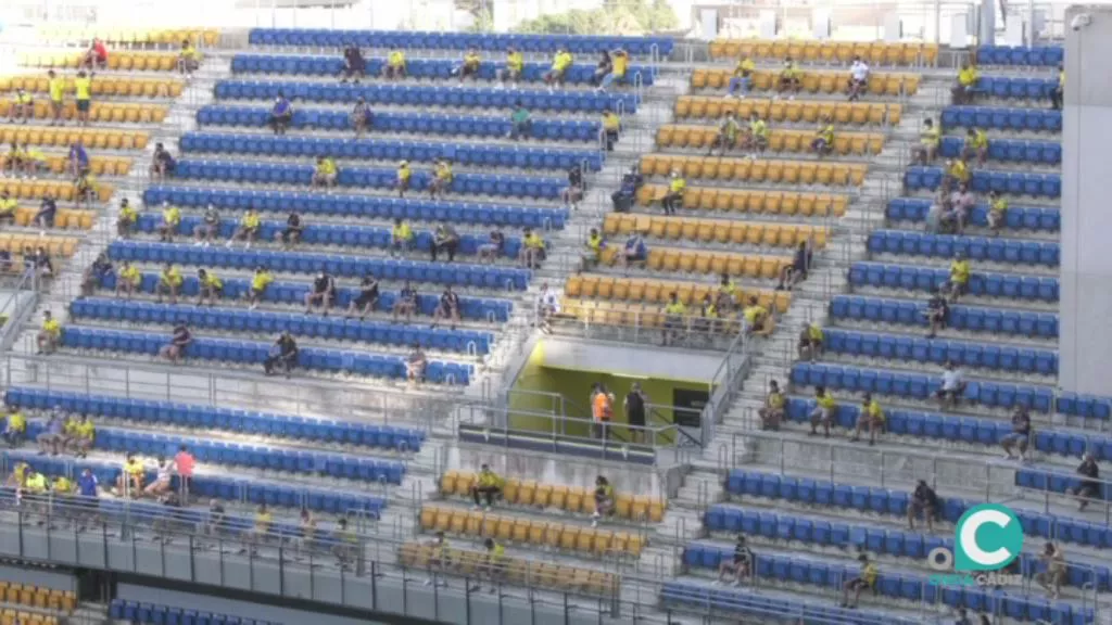El Cádiz CF podrá ampliar el aforo para los encuentros de liga ante Levante y Osasuna