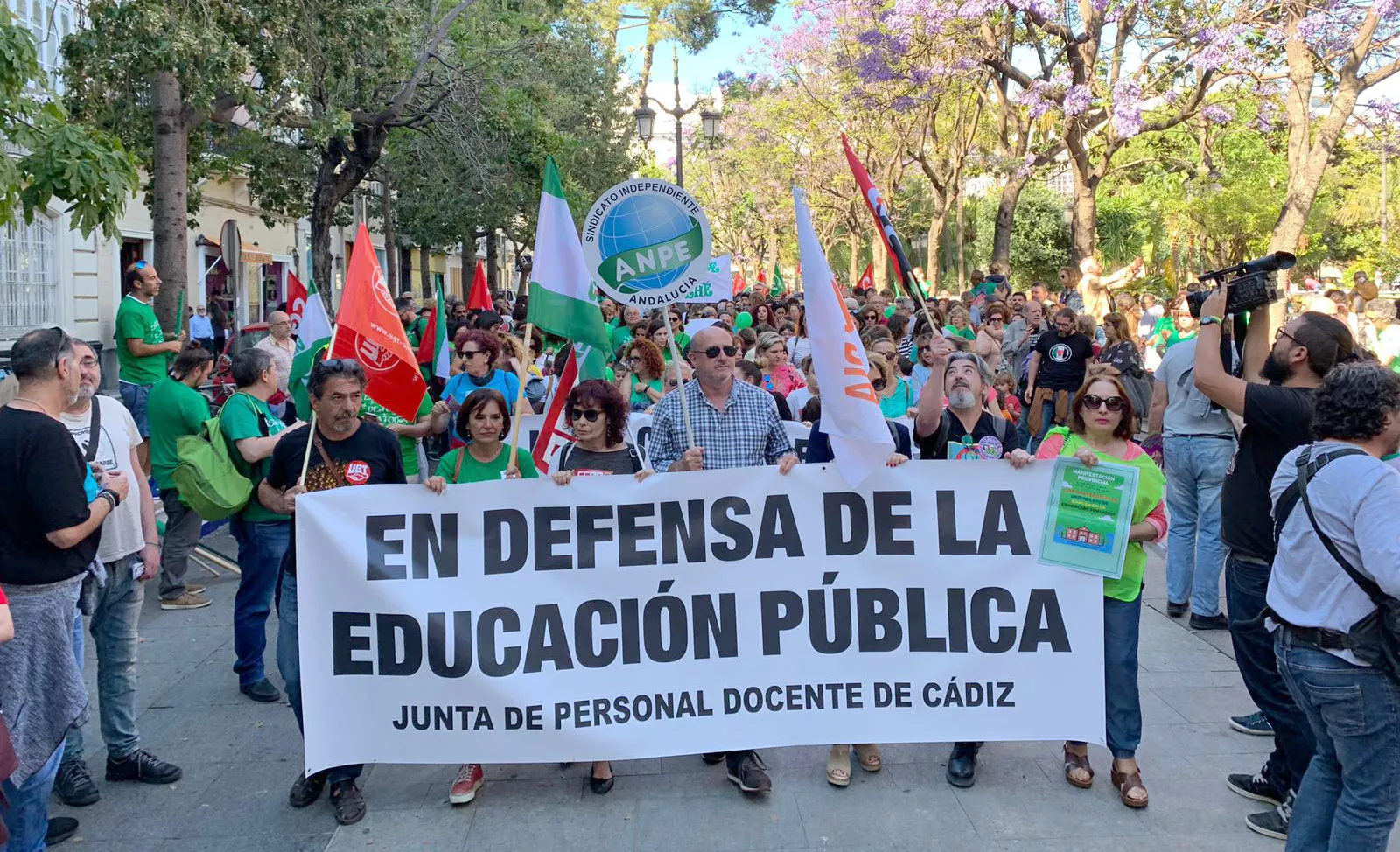 Manifestación de Marea Verde