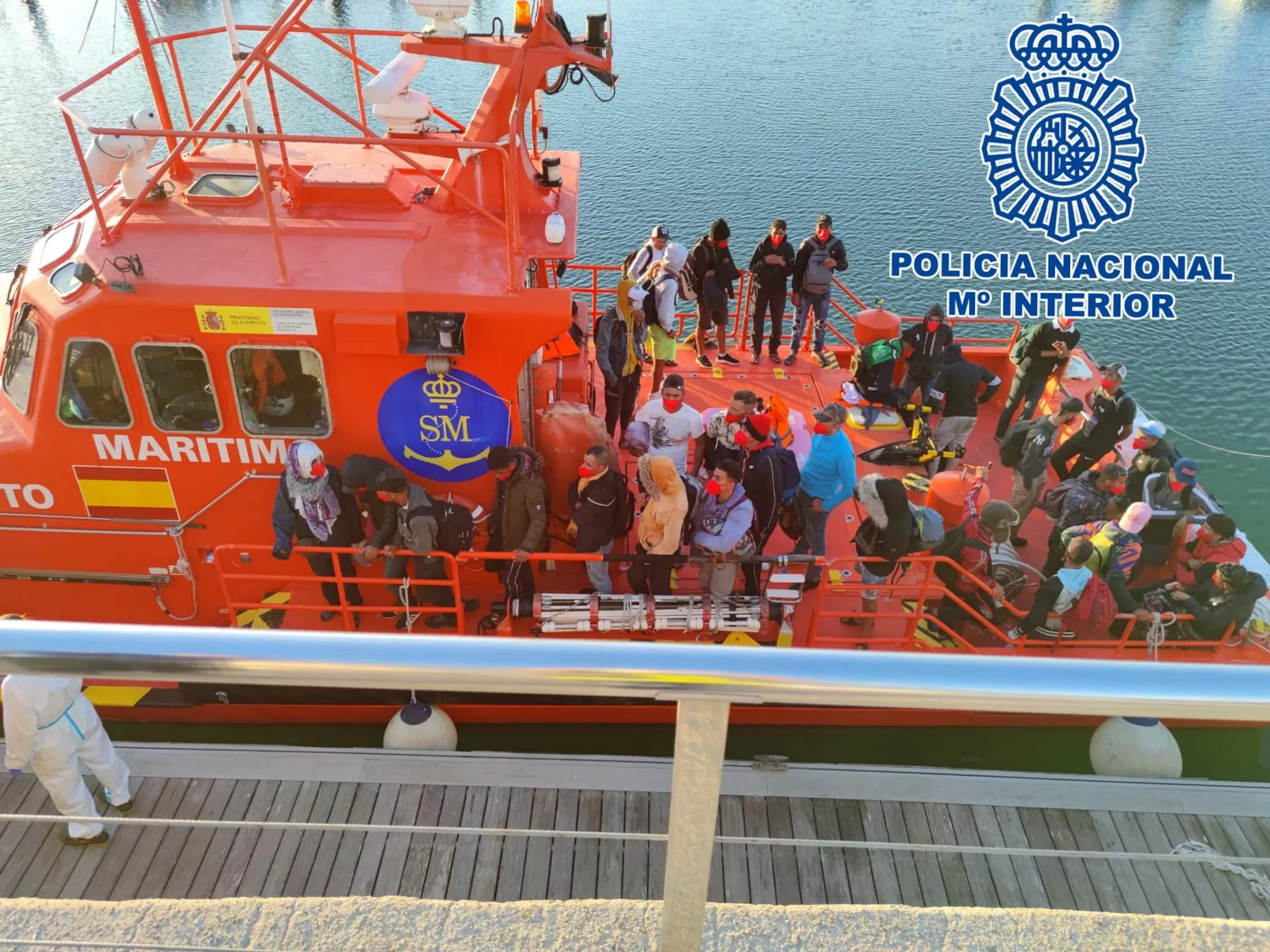 Inmigrantes rescatados