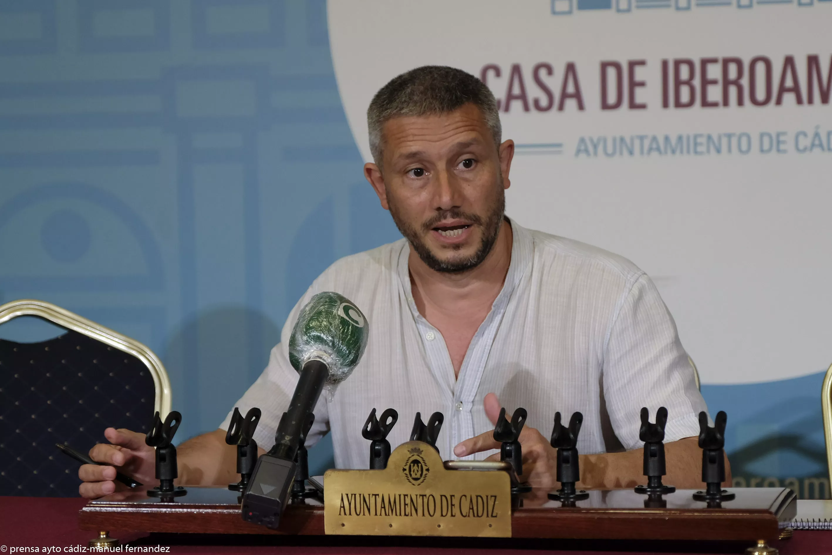 El concejal de Fomento y Empleo del Ayuntamiento de Cádiz, Carlos Paradas