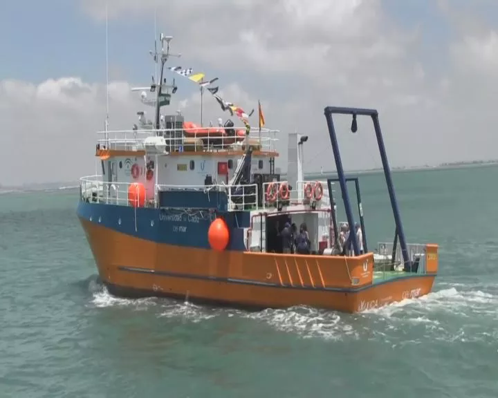 El buque oceanográfico zarpó desde Cádiz teniendo a Barbate como primer destino