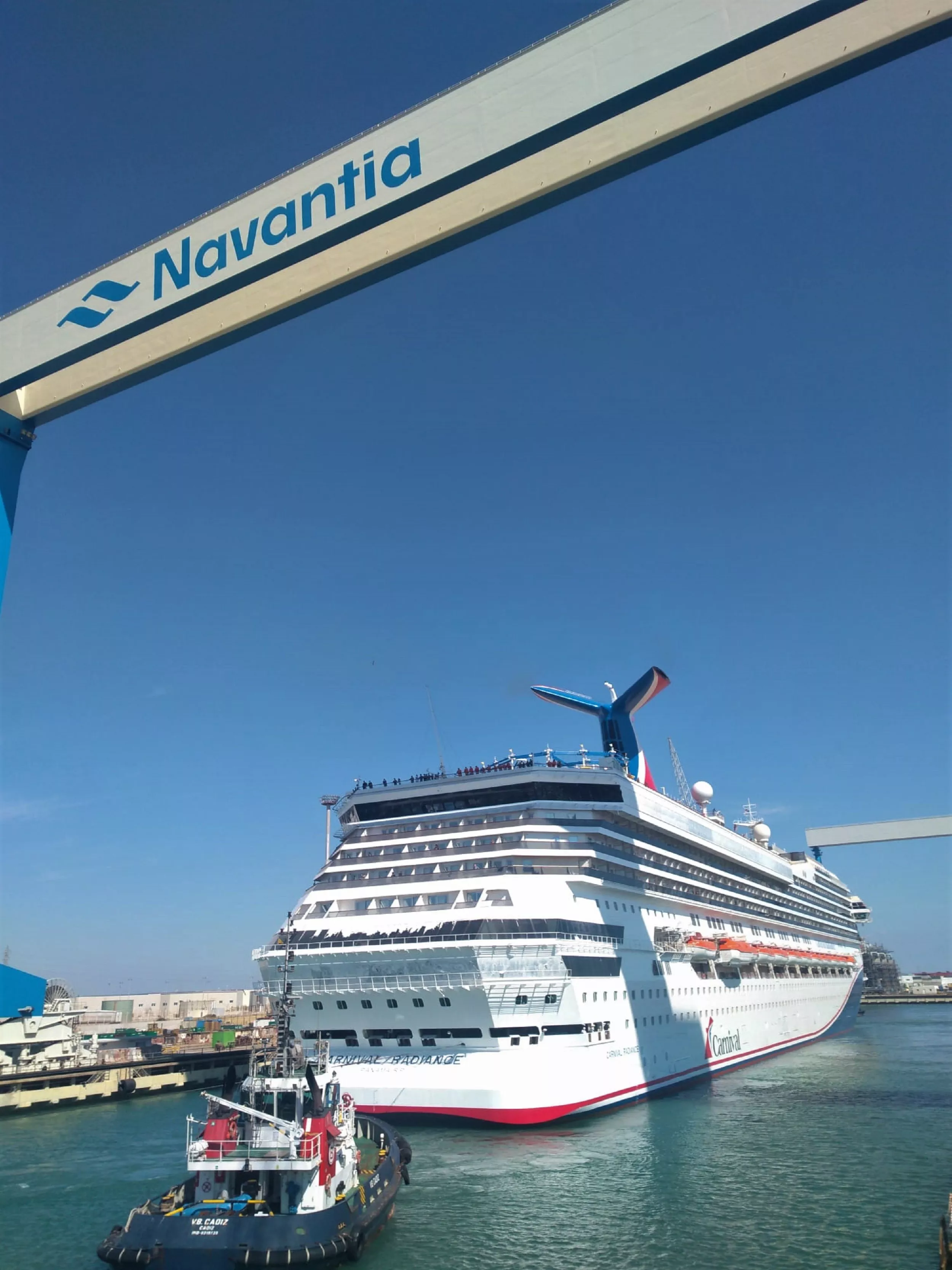 El buque llegó al astillero gaditano en marzo de 2020