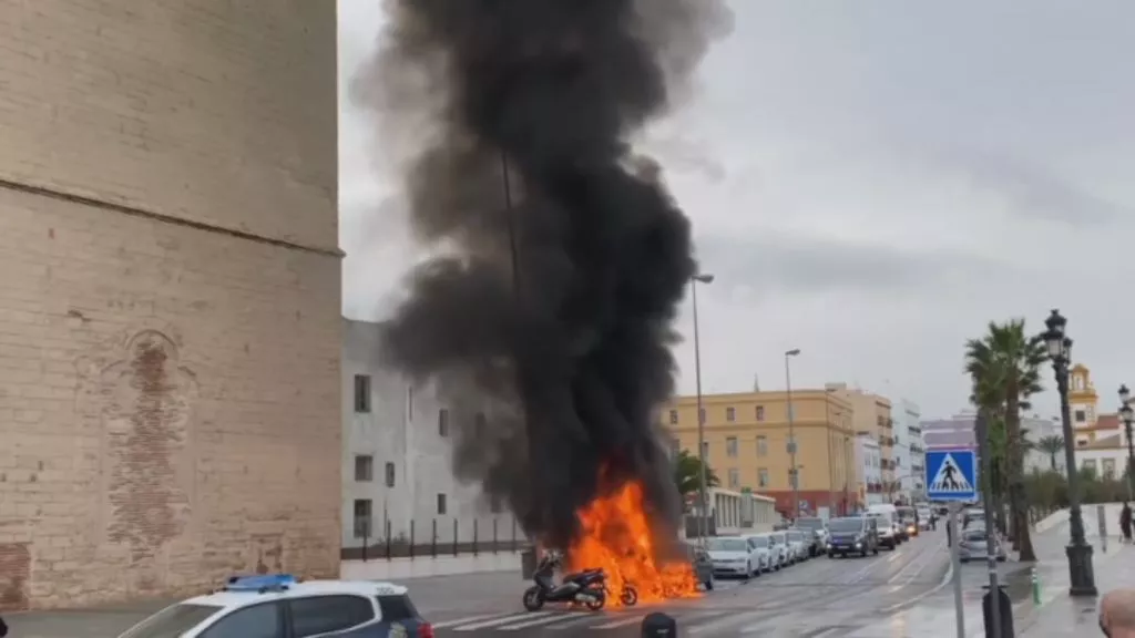 Incendio en Campo del Sur 