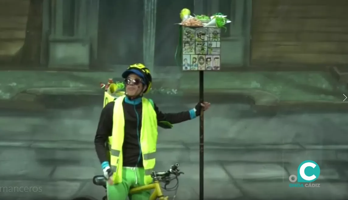 Un romancero durante el Concurso