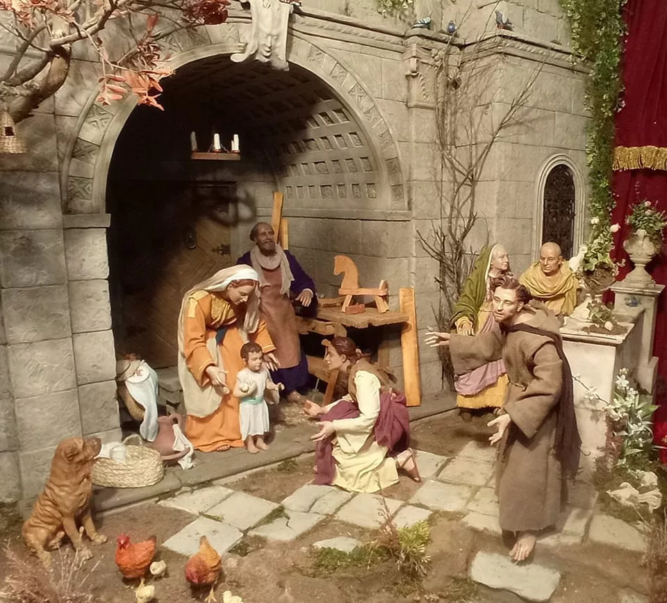 Gonzalo Carrillo es uno de los artistas del belén