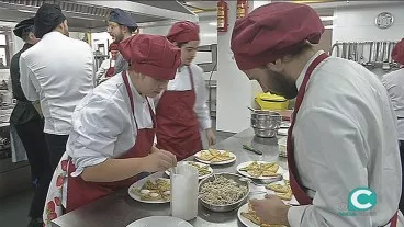 Imagen de archivo, alumnado Escuela de Hostelería 'Fernando Quiñones'