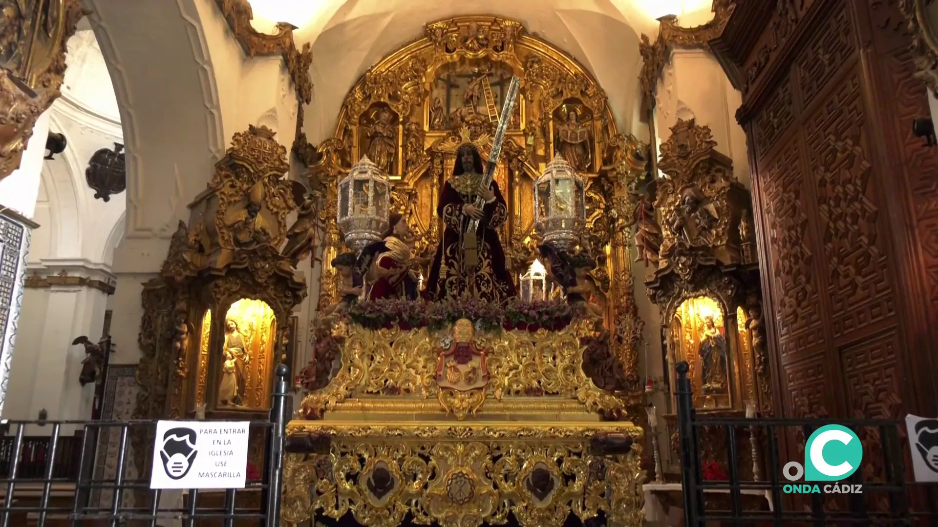 Paso del Nazareno esta mañana.