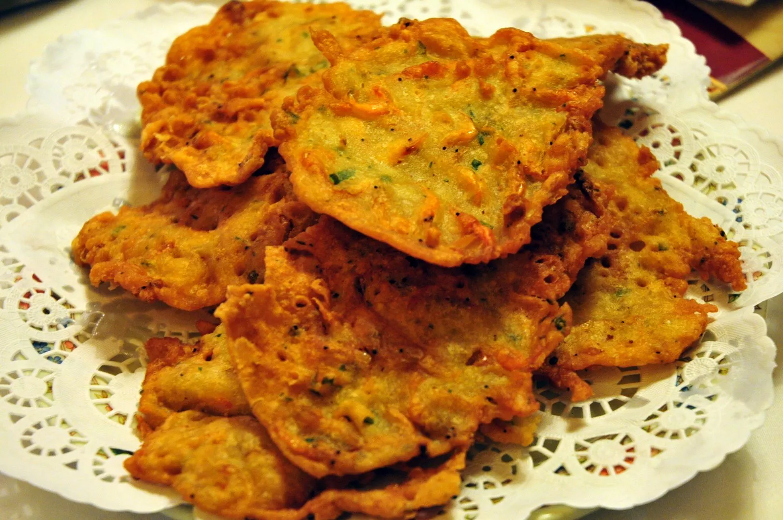 Tortillitas de camarones