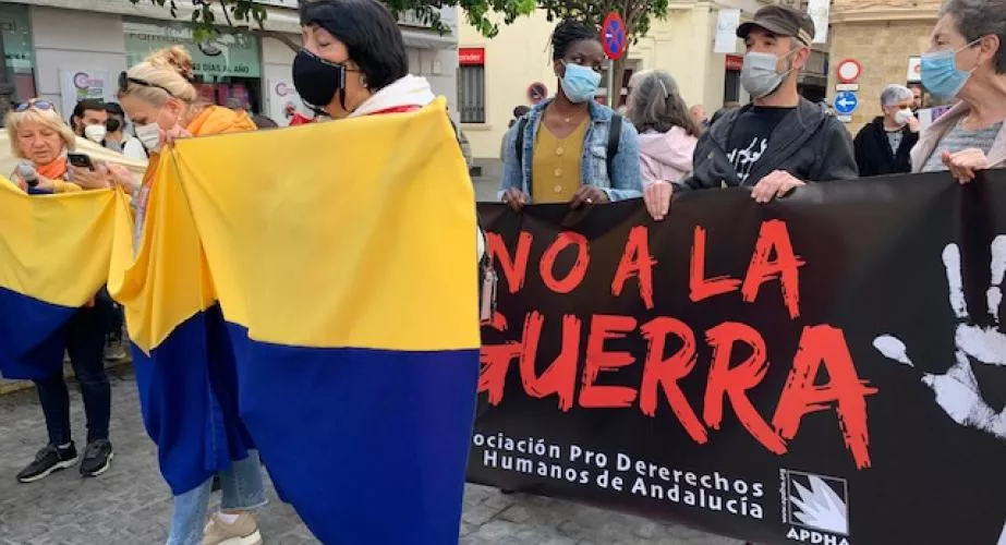 Concentraciones por el pueblo ucraniano