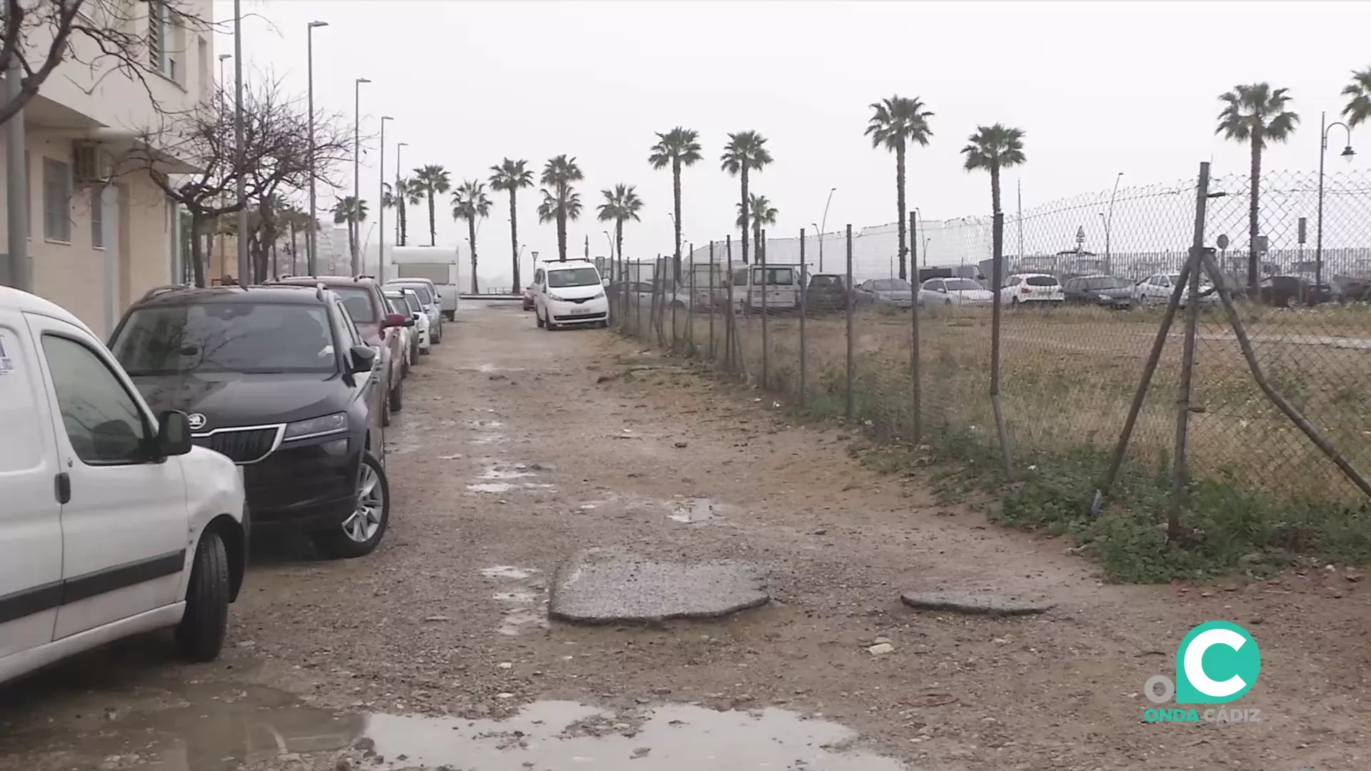 Estado actual de la calle Dársena.