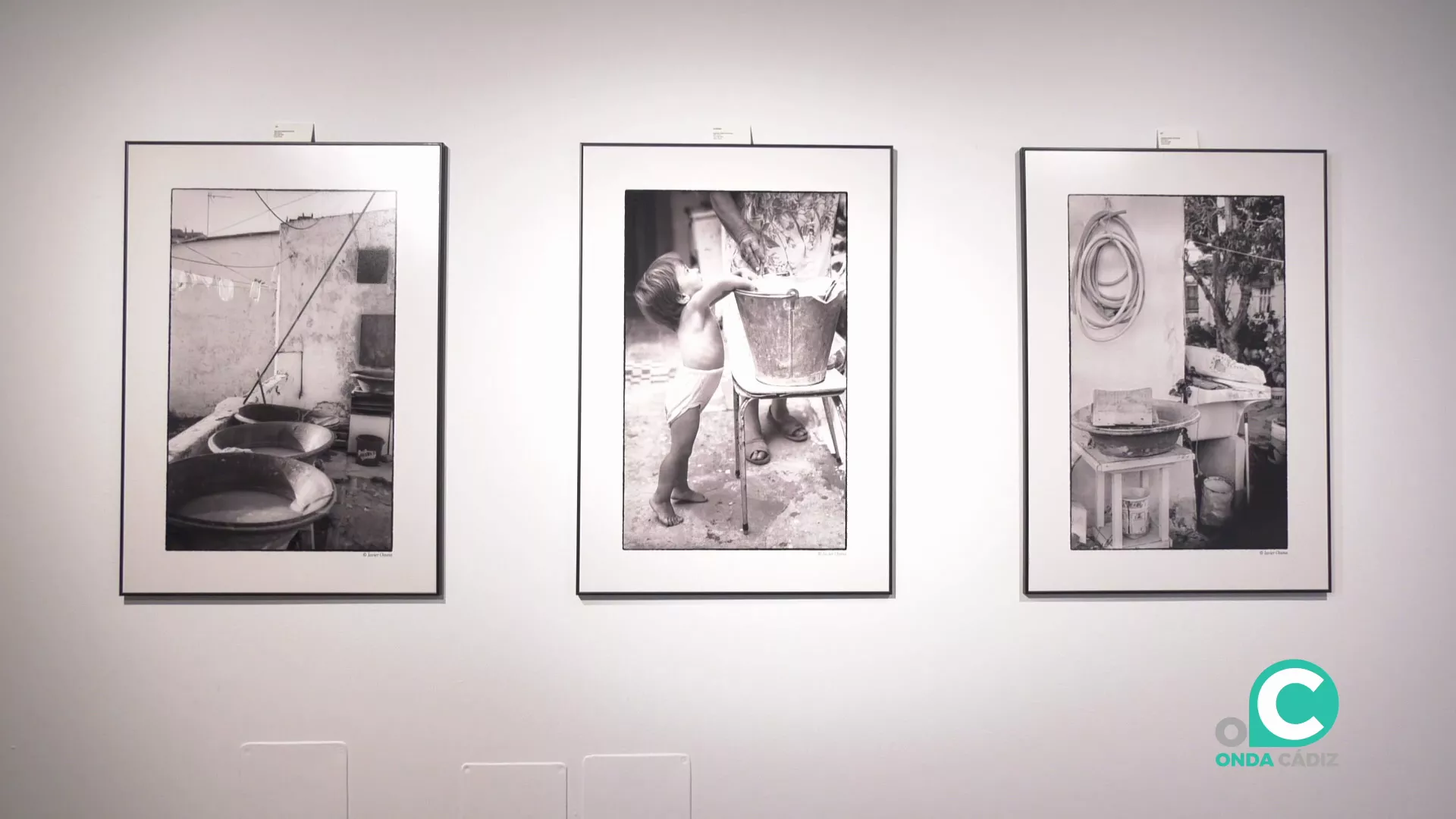 Tres fotografías de la muestra.