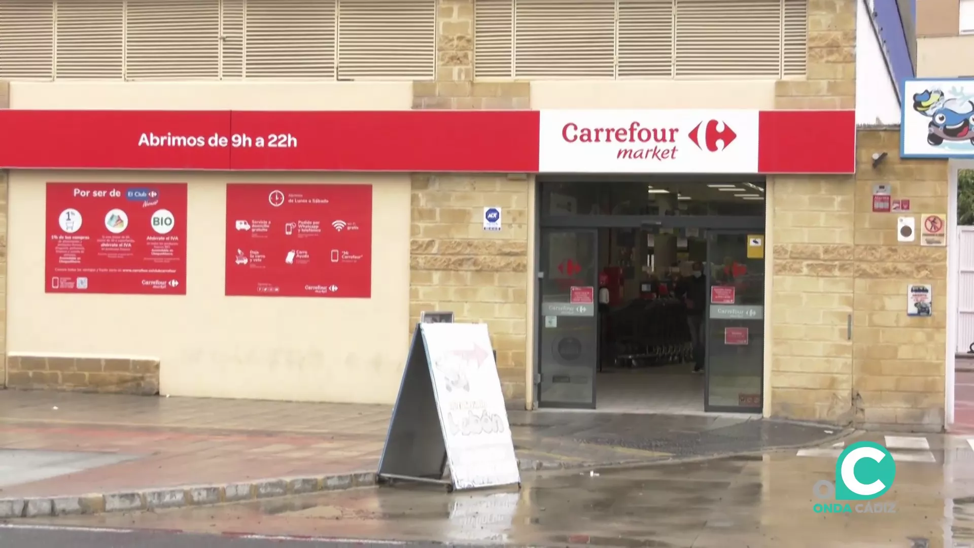 Un supermercado de la capital.