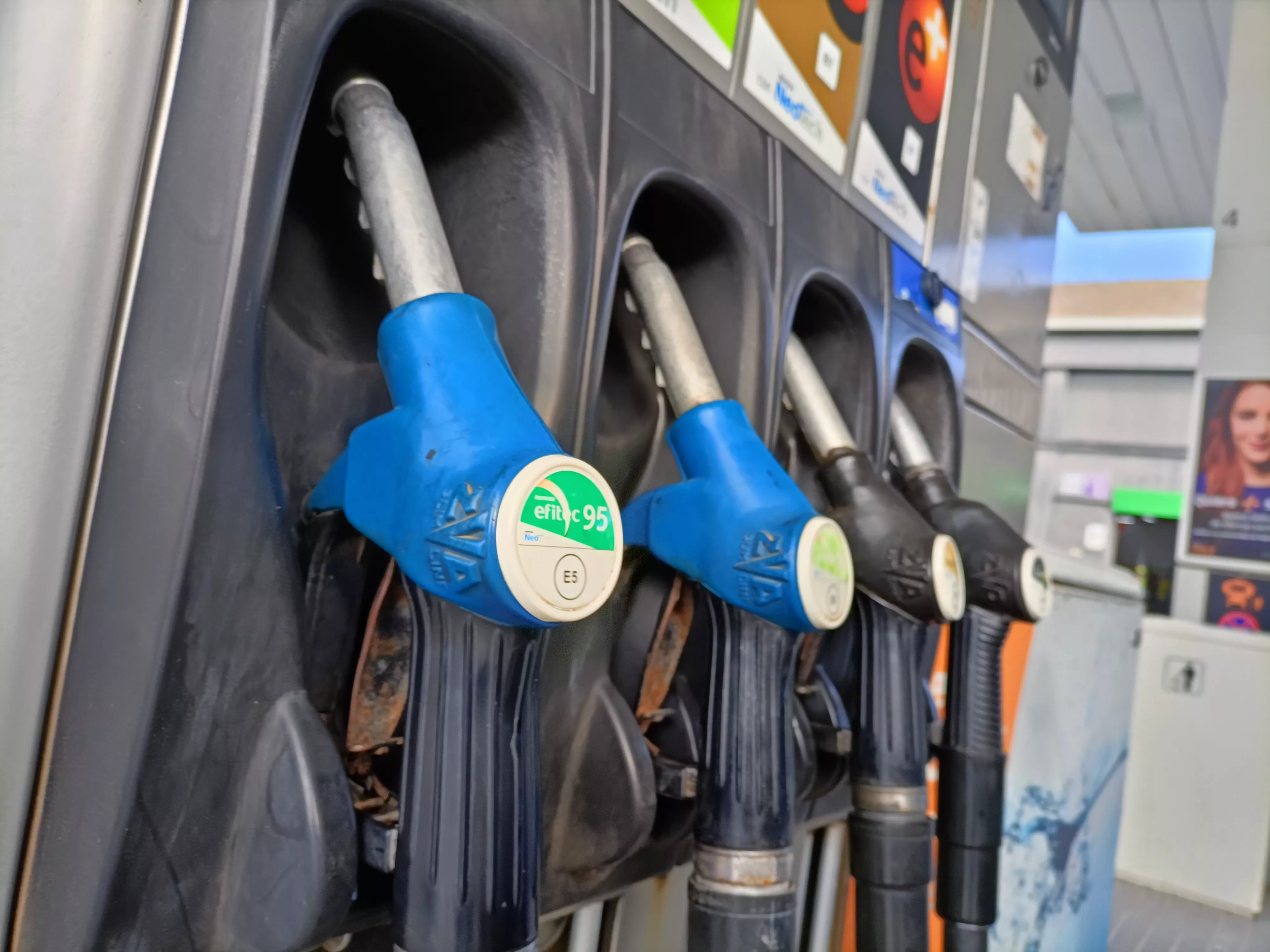 Surtidor de gasolinera.