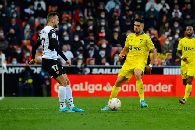 Cádiz C.F. ante el Valencia