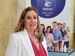 Carolina Casanovas, presidenta de Faecta en Cádiz
