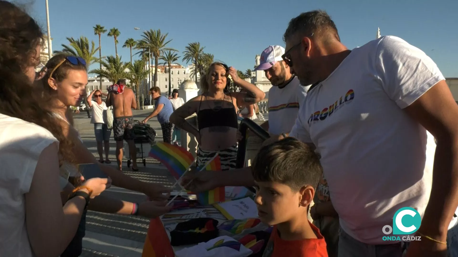 Mesa Informativa en La Caleta 