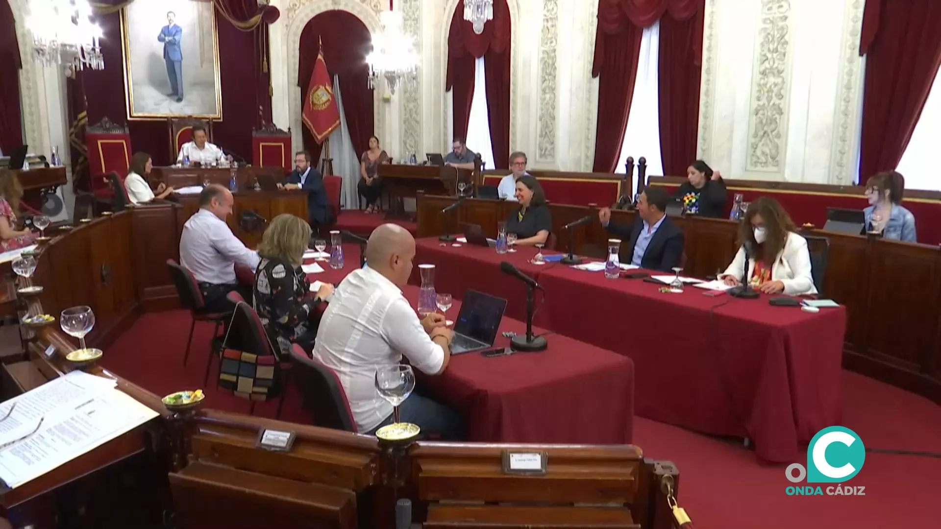 Imagen de Salón de Plenos durante la sesión ordinaria de junio