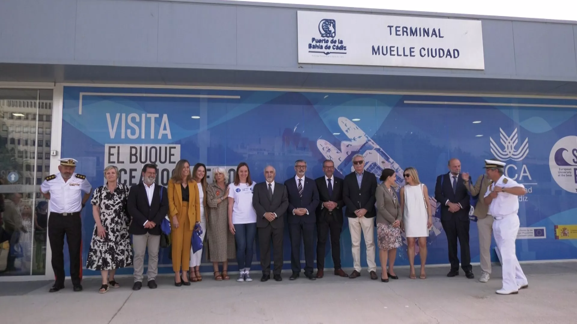 Participantes en la clausura de la campaña Oceanográfica 