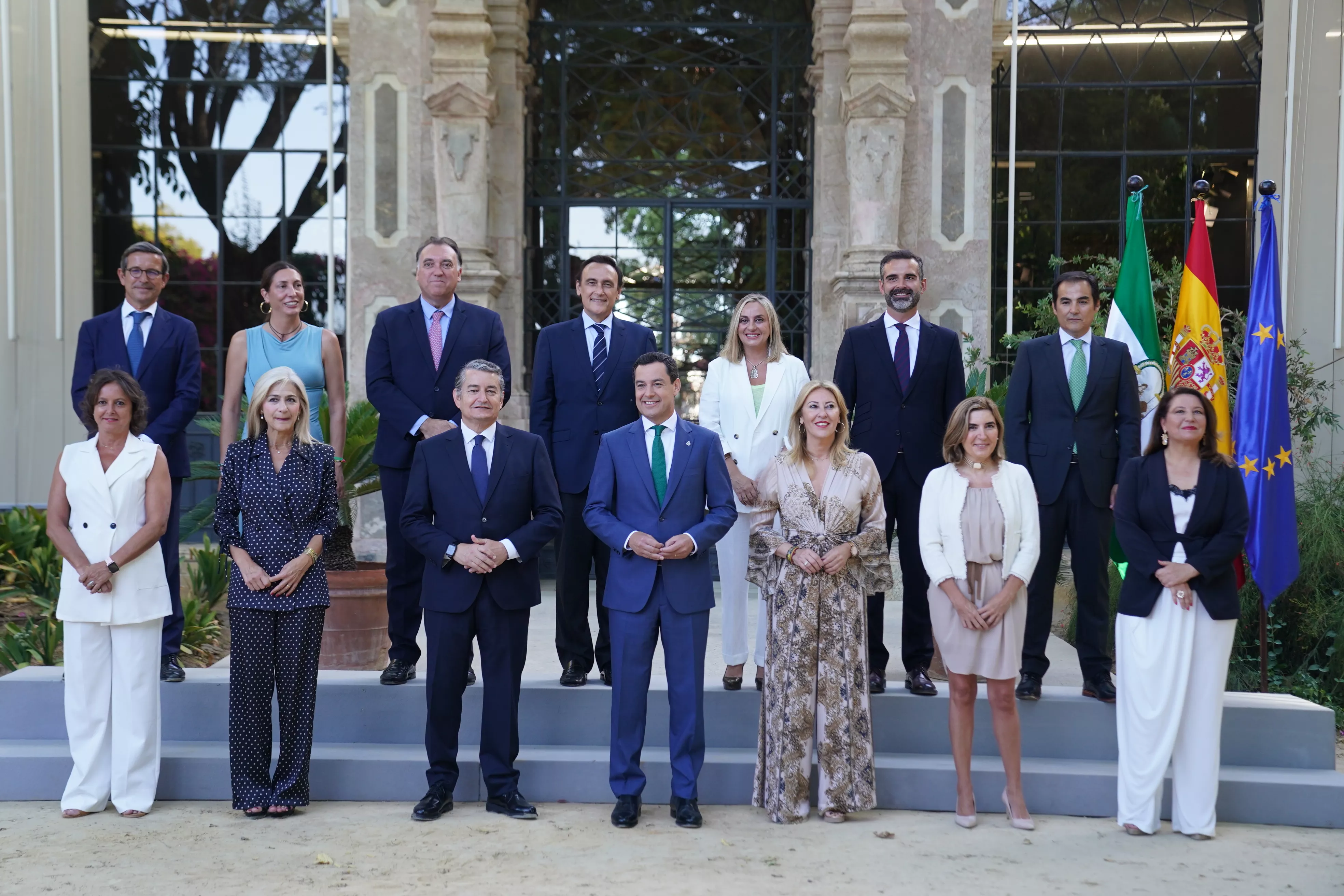 Foto de familia del nuevo gobierno andaluz