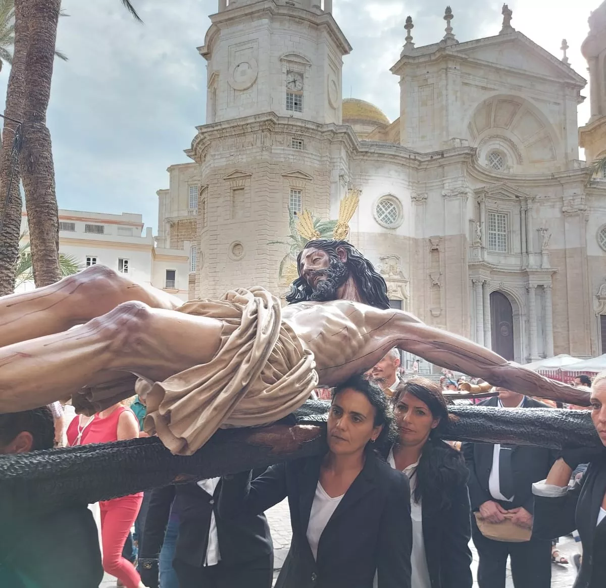 La imagen ha presidido los actos de la Exaltación de la Santa Cruz