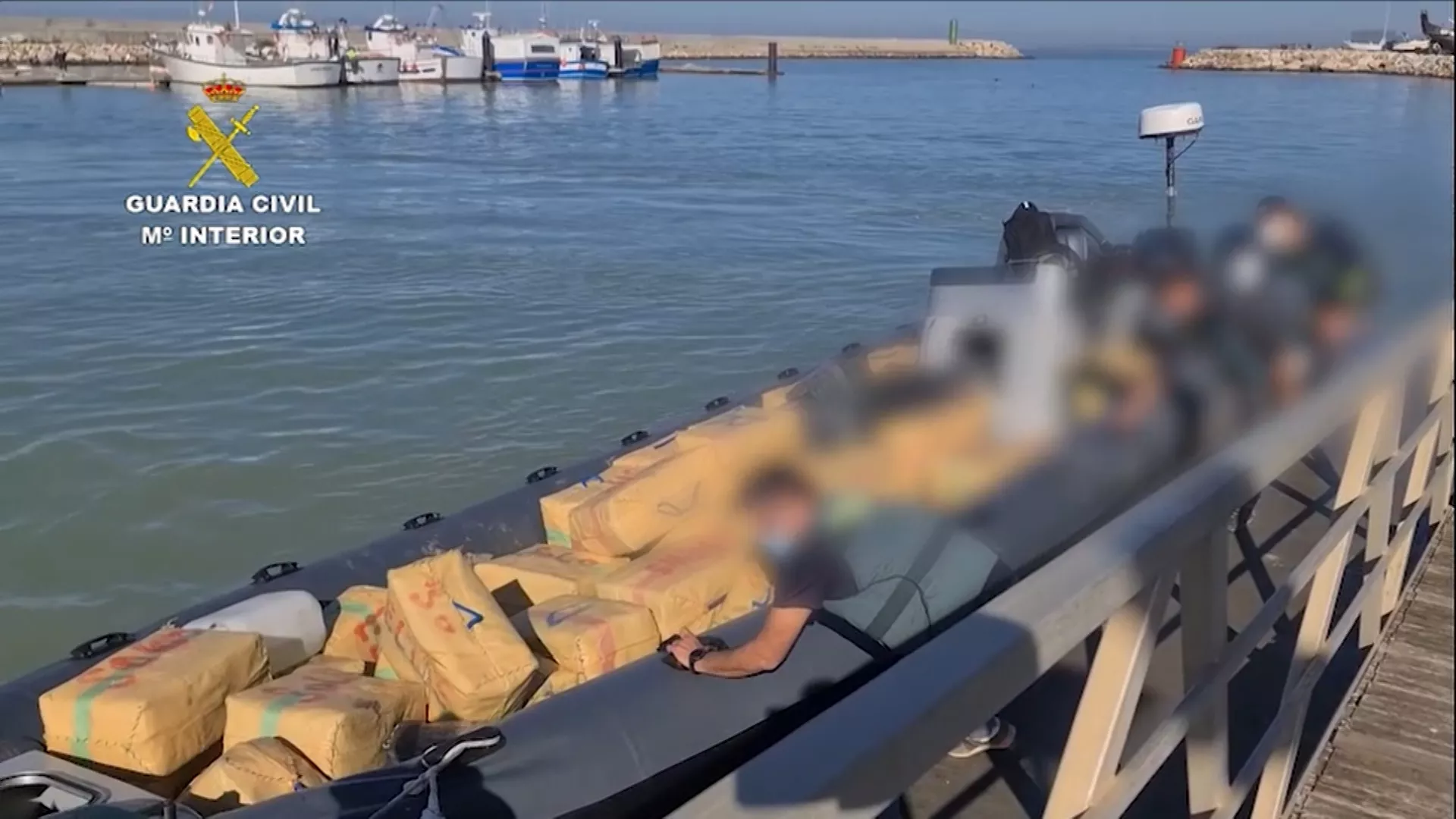 Incautación de hachís en una lancha 