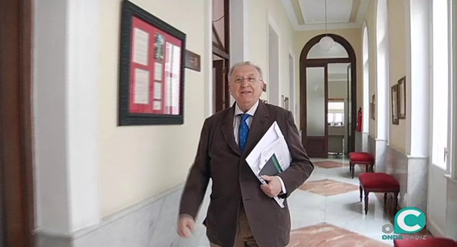 José Blas Fernández durante su etapa como concejal