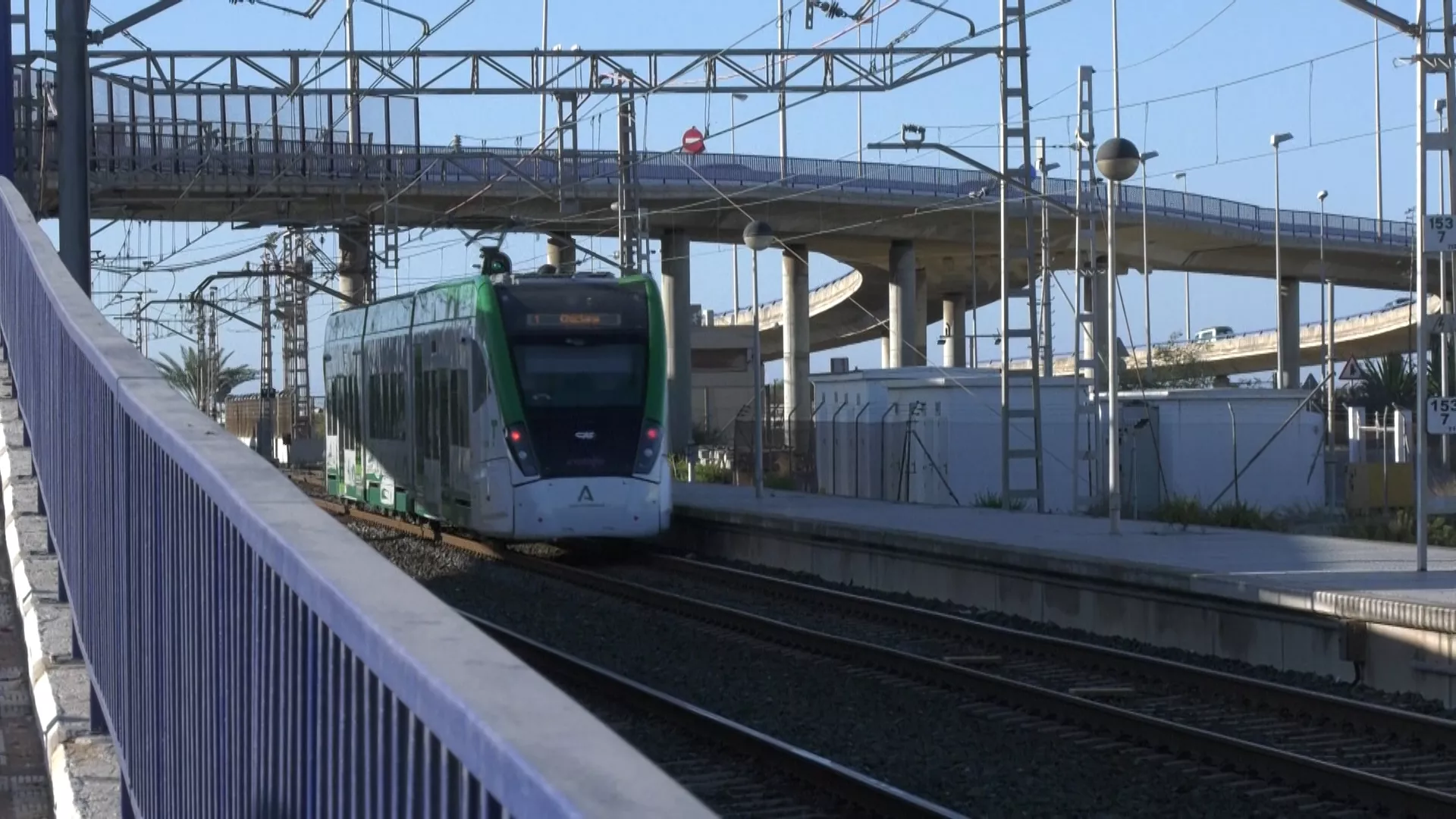 El TramBahía en pruebas